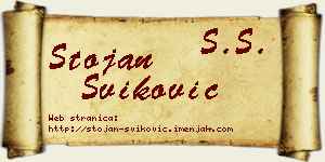 Stojan Šviković vizit kartica